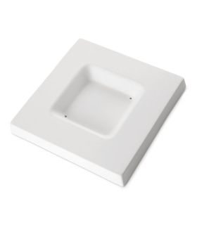 Moule fusing thermoformage verre - assiette carrée - 958.353