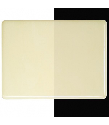 VERRE VITRAIL ET FUSING BULLSEYE - VANILLE OPALESCENT - 0137-30F