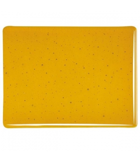 VERRE VITRAIL ET FUSING BULLSEYE - AMBRE MOYEN TRANSLUCIDE - 1138-30F