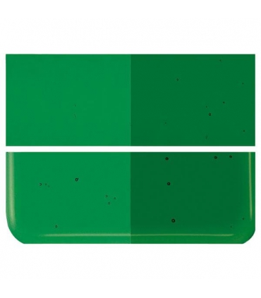 VERRE VITRAIL ET FUSING BULLSEYE - VERT IRLANDAIS TRANSLUCIDE - 1145-30F