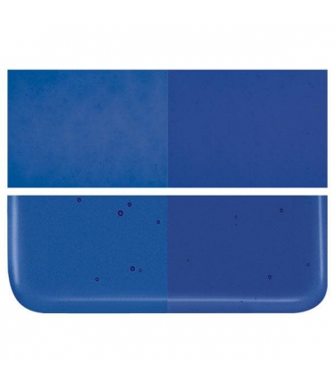 VERRE VITRAIL ET FUSING BULLSEYE  - BLEU ROYAL TRANSLUCIDE - 1114-30F